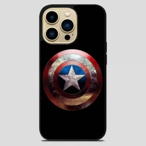 Captain America Shield Retro iPhone 14 Pro Max Case