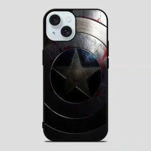 Captain America Vintage Shield iPhone 15 Case