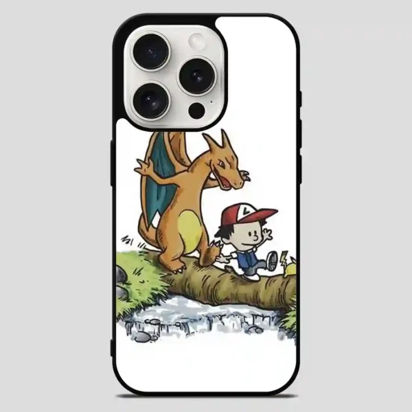 Captain Cal And A Tiger Named Hobbes iPhone 15 Pro Max Case