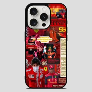 Carlos Sainz Sr Collage iPhone 15 Pro Max Case