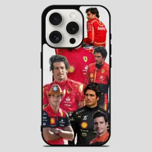 Carlos Sainz Sr Fvintage iPhone 15 Pro Max Case
