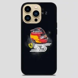 Carlos Sainz Sr Helmet iPhone 14 Pro Max Case