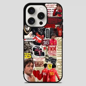 Carlos Sainz Sr iPhone 15 Pro Max Case