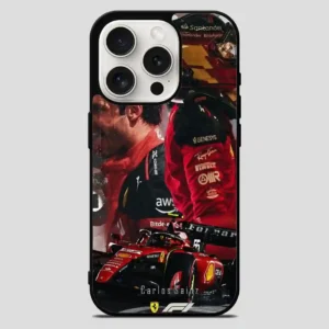 Carlos Sainz Sr Lluxury iPhone 15 Pro Max Case
