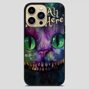 Cat Alice In Wonderland Colorful iPhone 14 Pro Max Case