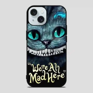 Cat Alice In Wonderland Disney iPhone 15 Case