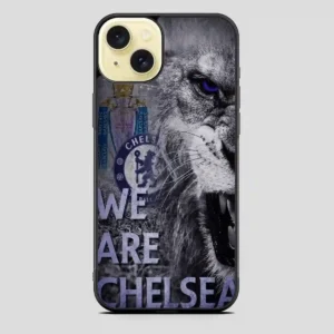 Chelsea Lion Logo iPhone 15 Plus Case