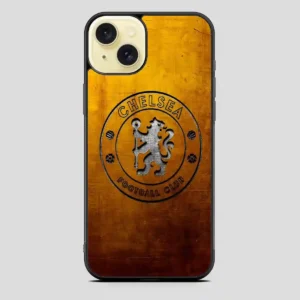 Chelsea Logo Gold Sport iPhone 15 Plus Case