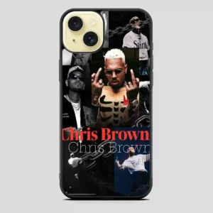 Chris Brown Rap Singer iPhone 15 Plus Case
