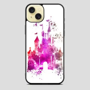 Cinderella Castle Art iPhone 15 Plus Case