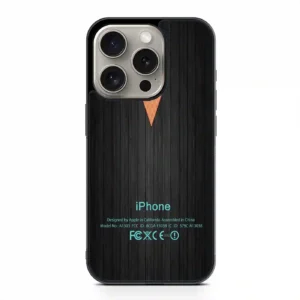 Ice Cream Cone Apple Logo In Wood iPhone Series Cases