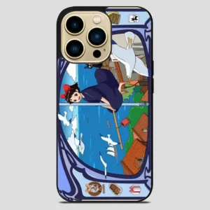 Studio Ghibli Kikis Delivery Service Art iPhone 14 Pro Max Case