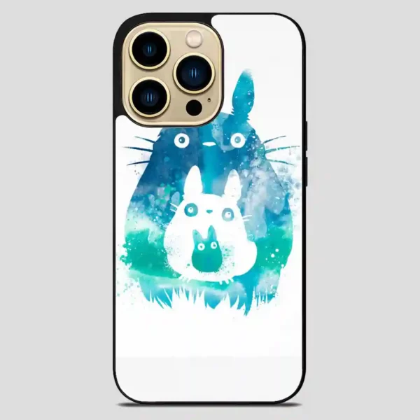 Studio Ghibli My Neighbor Totoro Watercolor iPhone 14 Pro Max Case