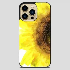 Sun Flower Watercolor iPhone 14 Pro Max Case