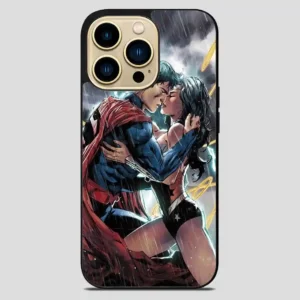 Superman And Wonder Woman iPhone 14 Pro Max Case