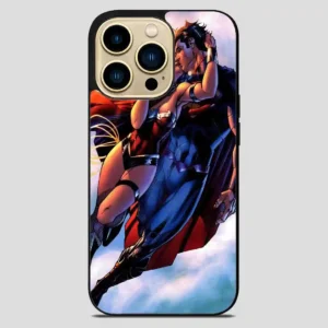 Superman And Wonder Woman Kiss iPhone 14 Pro Max Case