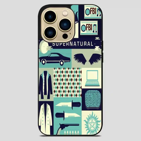 Supernatural Collage Quote iPhone 14 Pro Max Case