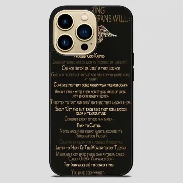 Supernatural Fans Will iPhone 14 Pro Max Case