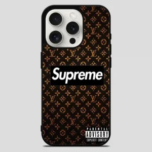 Supreme And Lv iPhone 15 Pro Max Case