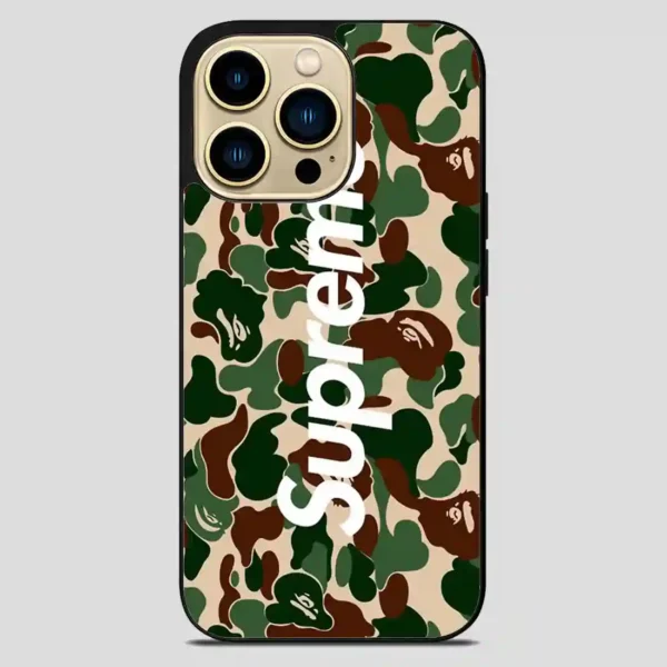 Supreme Army iPhone 14 Pro Max Case