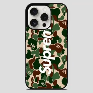 Supreme Army iPhone 15 Pro Max Case