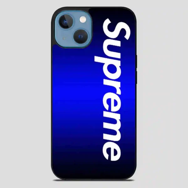 Supreme Blue iPhone 13 Case