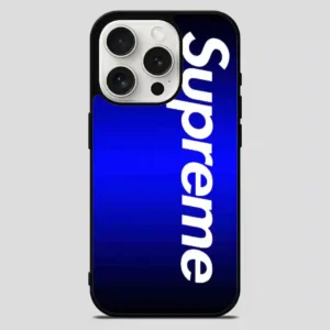 Supreme Blue iPhone 15 Pro Max Case