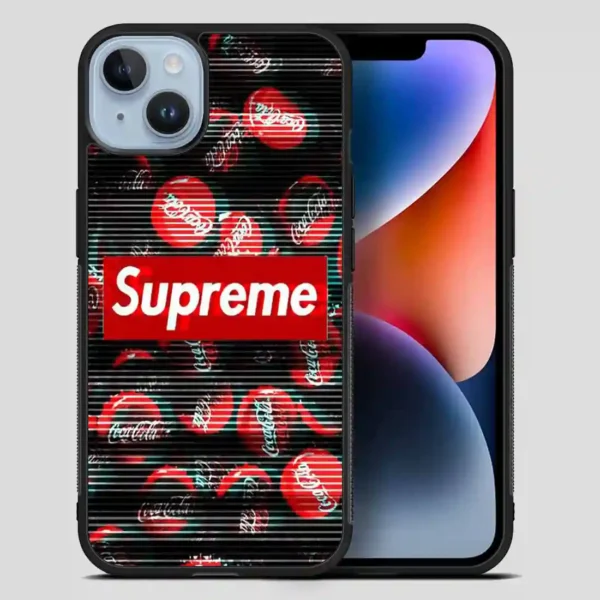 Supreme Coca Cola iPhone 14 Plus Case