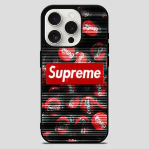Supreme Coca Cola iPhone 15 Pro Max Case
