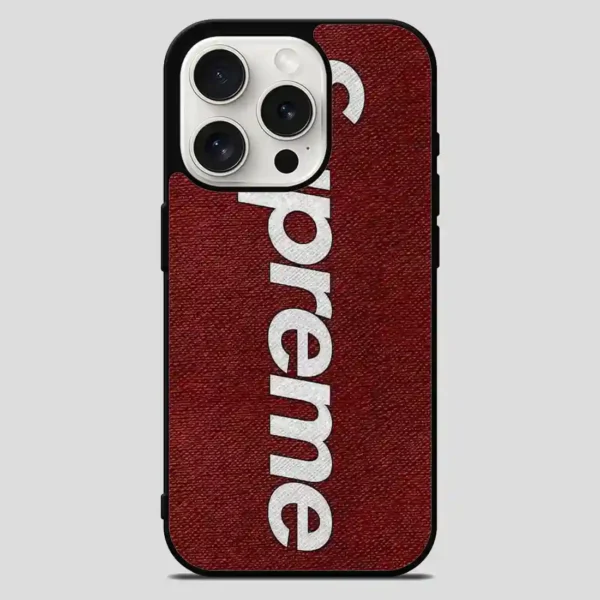 Supreme Colors iPhone 15 Pro Max Case