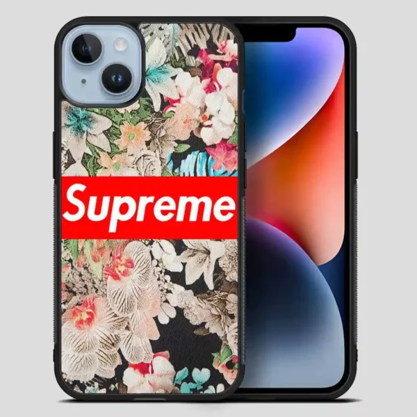 Supreme Flowers iPhone 14 Plus Case