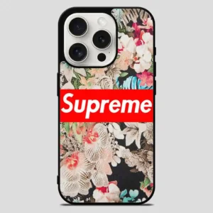 Supreme Flowers iPhone 15 Pro Max Case