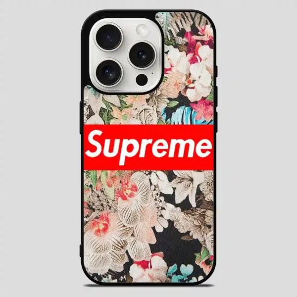 Supreme Flowers iPhone 15 Pro Max Case