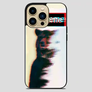 Supreme Logo Cat iPhone 14 Pro Max Case