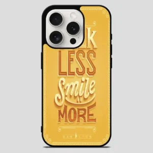 Talk Less Smile More Hamilton Vintage iPhone 15 Pro Max Case