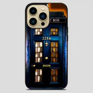 Tardis 221B Police Public Call Box iPhone 14 Pro Max Case