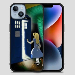 Tardis In Wonderland iPhone 14 Plus Case