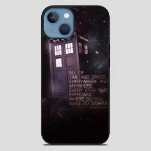 Tardis Police Call Box Doctor Who iPhone 13 Case