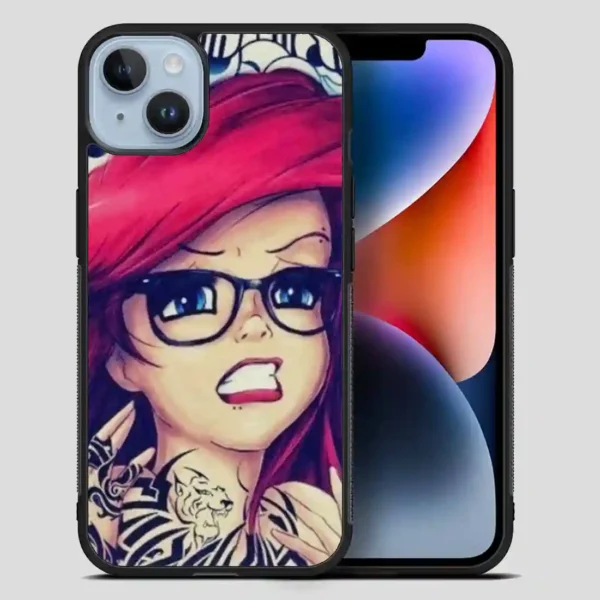 Tattooed Disney Princess iPhone 14 Plus Case