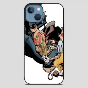 Tattooed Princess And Batman iPhone 13 Case