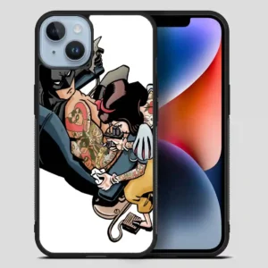 Tattooed Princess And Batman iPhone 14 Plus Case
