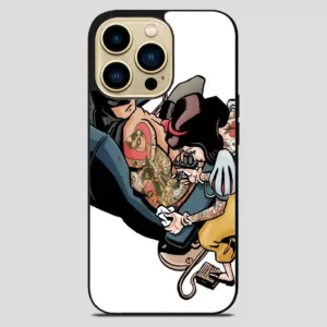 Tattooed Princess And Batman iPhone 14 Pro Max Case
