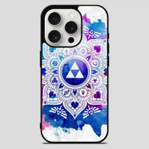 The Legend Of A Zelda Mandala Retro iPhone 15 Pro Max Case