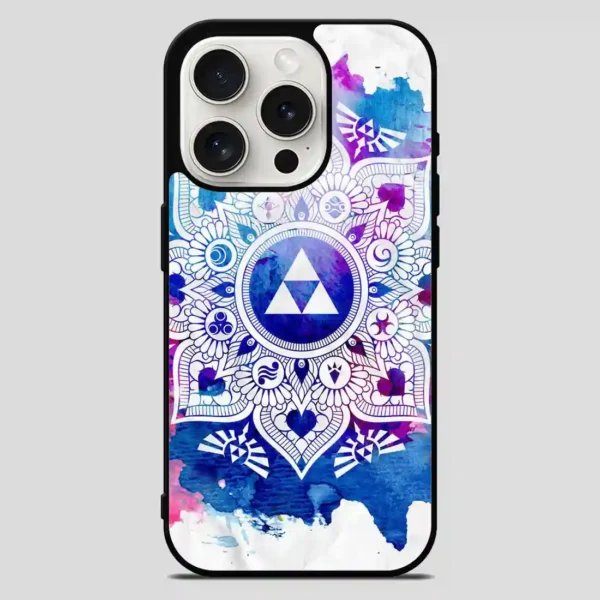 The Legend Of A Zelda Mandala Retro iPhone 15 Pro Max Case