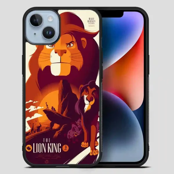 The Lion King Disney Poster iPhone 14 Plus Case
