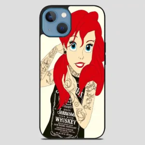 The Little Mermaid Ariel Tattoos iPhone 13 Case
