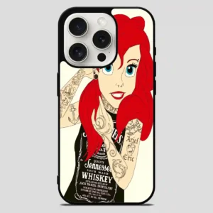 The Little Mermaid Ariel Tattoos iPhone 15 Pro Max Case