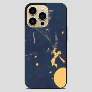The Little Prince The Earth Space Le Petit Prince Vintage iPhone 14 Pro Max Case