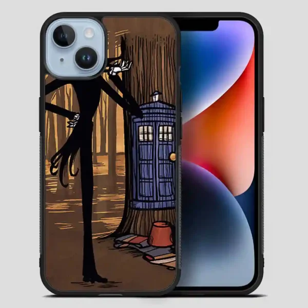 The Nightmare Before Christmas Tardis iPhone 14 Plus Case