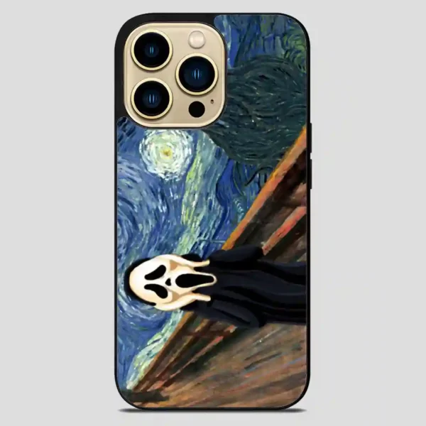 The Starry Night Scream iPhone 14 Pro Max Case